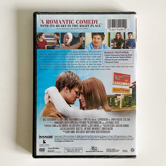Management Jennifer Aniston movie on DVD NEW - Picture 3 of 6